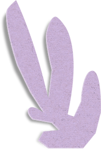 Abstract Paper Cut-Out Organic Shape